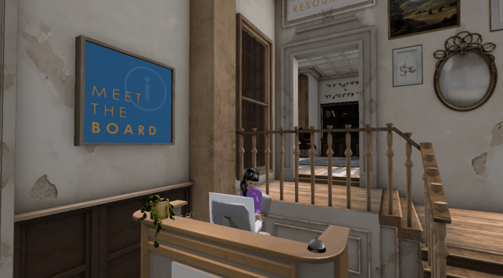 Look of NPC CVL Welcome Desk at Start of Project